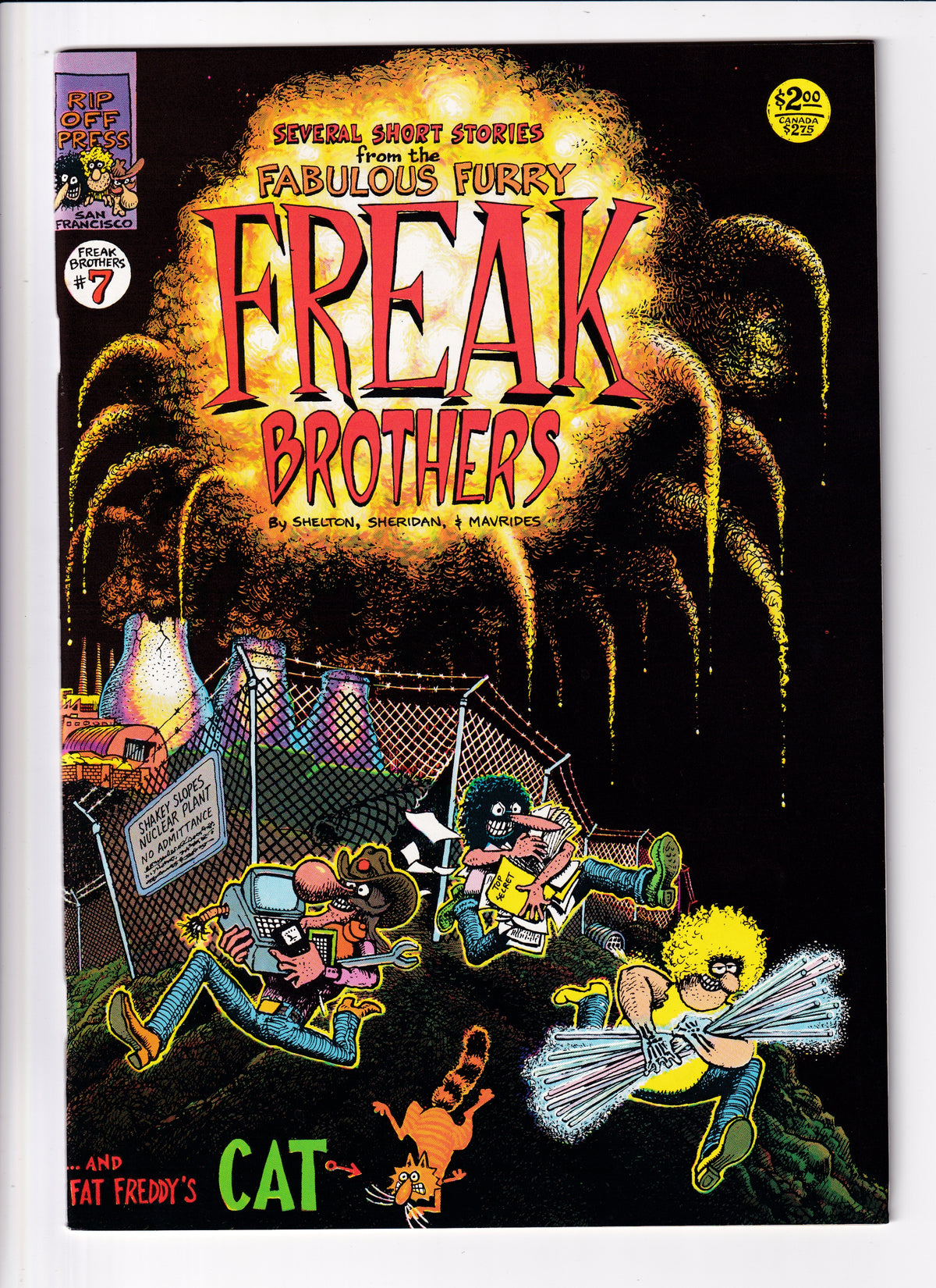 Fabulous Freak Brothers #7 2nd Print VF (8.0) (1982)