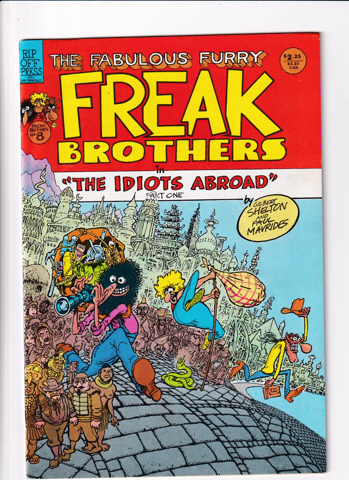 Fabulous Freak Brothers #8 2nd Print VF (7.5) (1984)