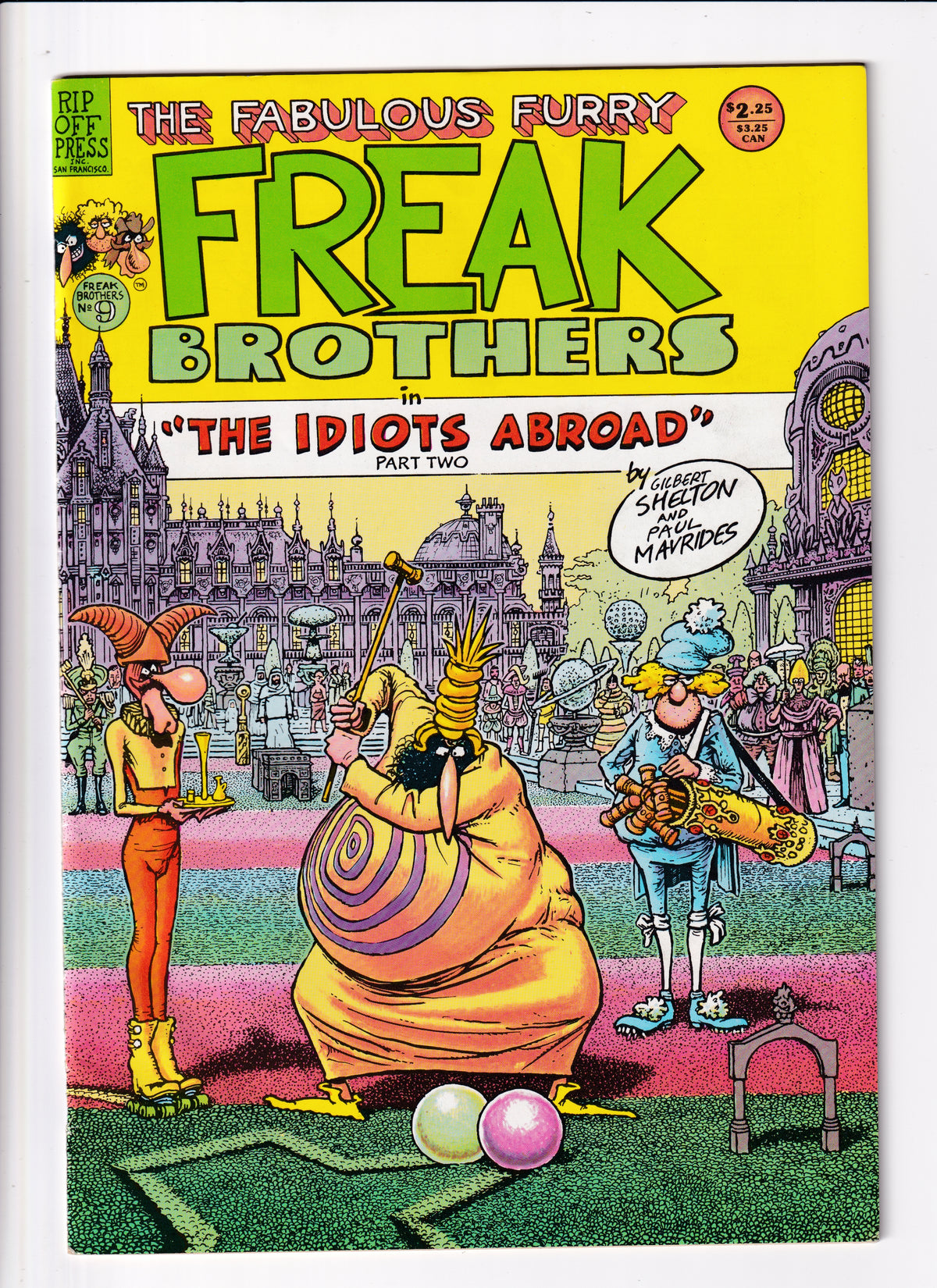 Fabulous Freak Brothers #9 2nd Print VF (7.5) (1985)