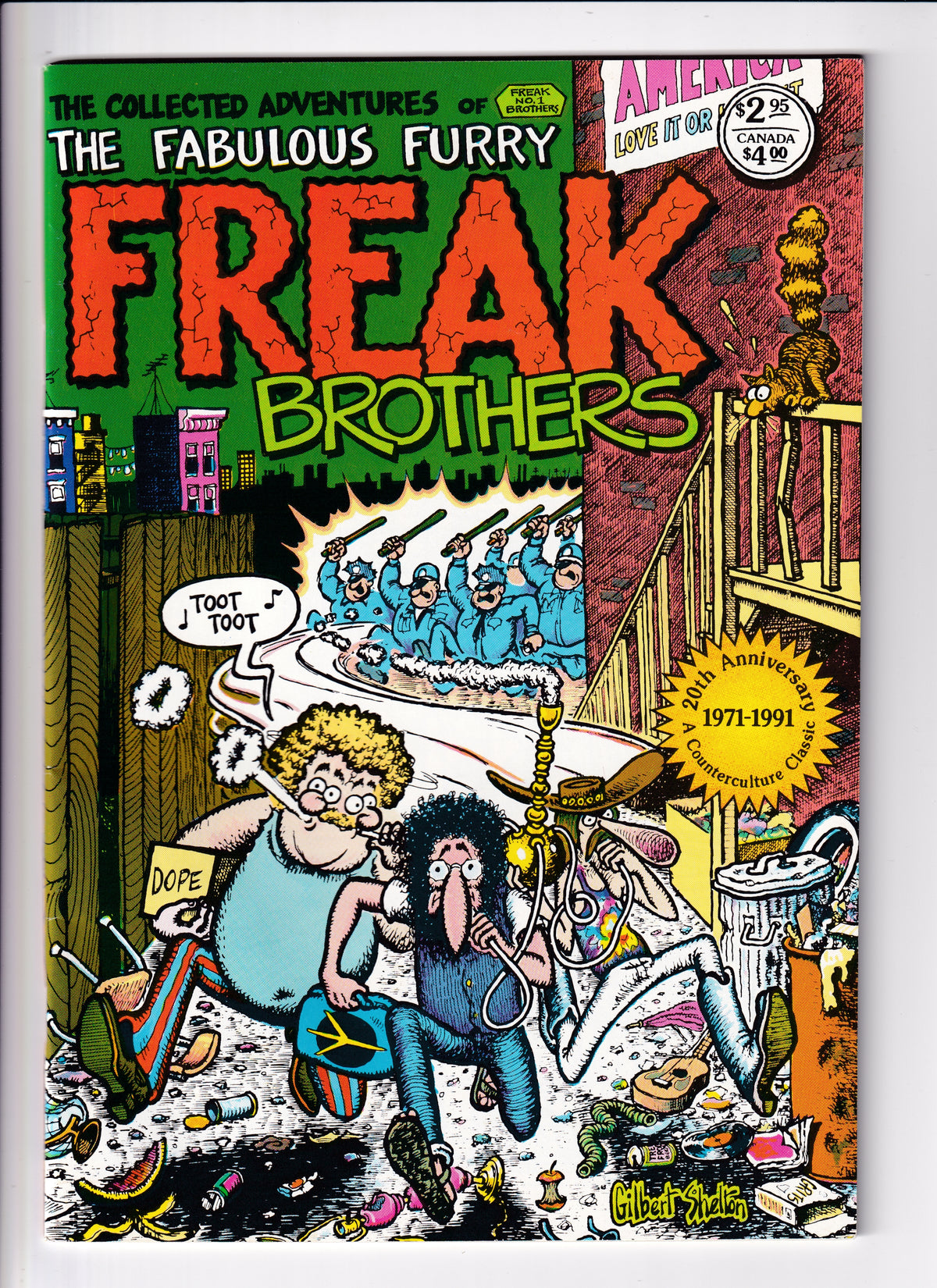 Fabulous Freak Brothers #1 19B Print VF (8.5) (1991)