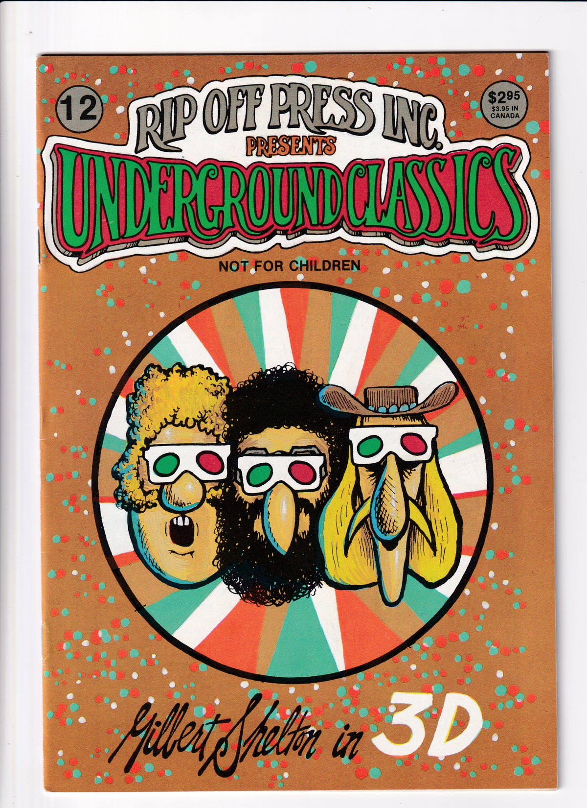 Underground Classics #12 1st Print 3D Glasses VF (8.0) (1990)