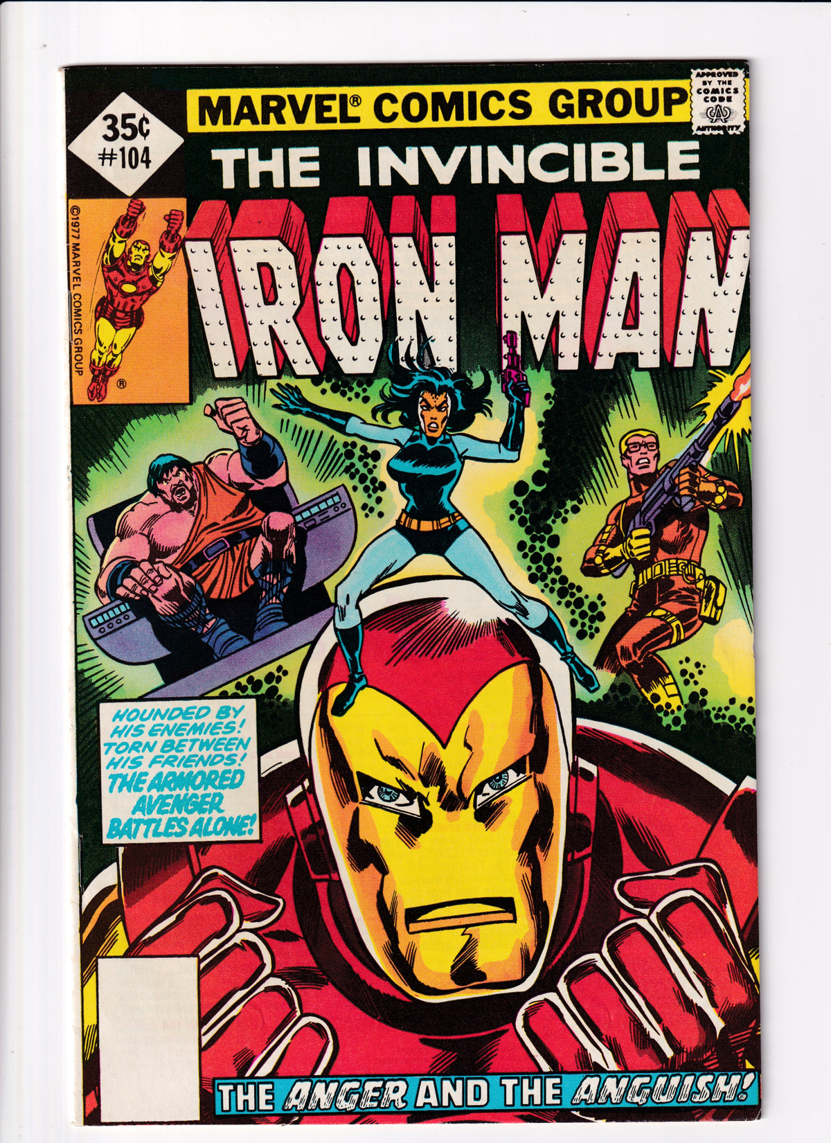 Iron Man #104 Whitman Var VF (7.5) (1977)