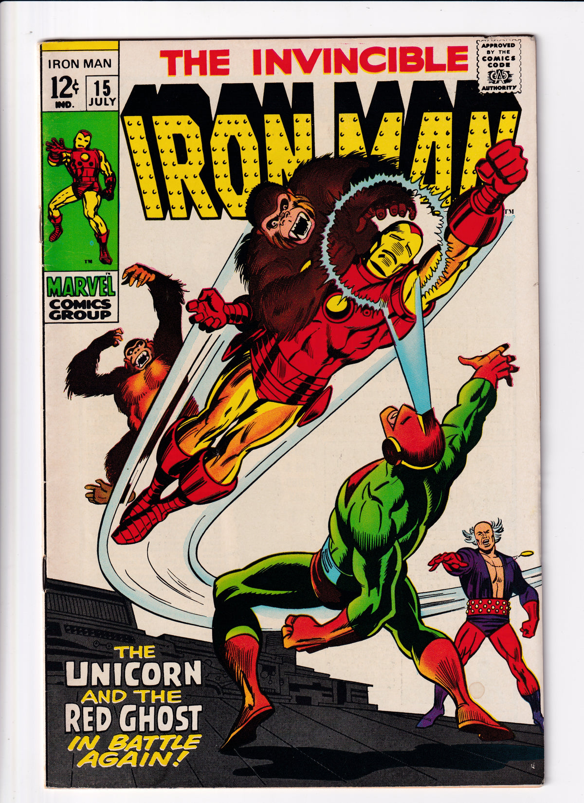 Iron Man #15 VG (4.5) (1969)