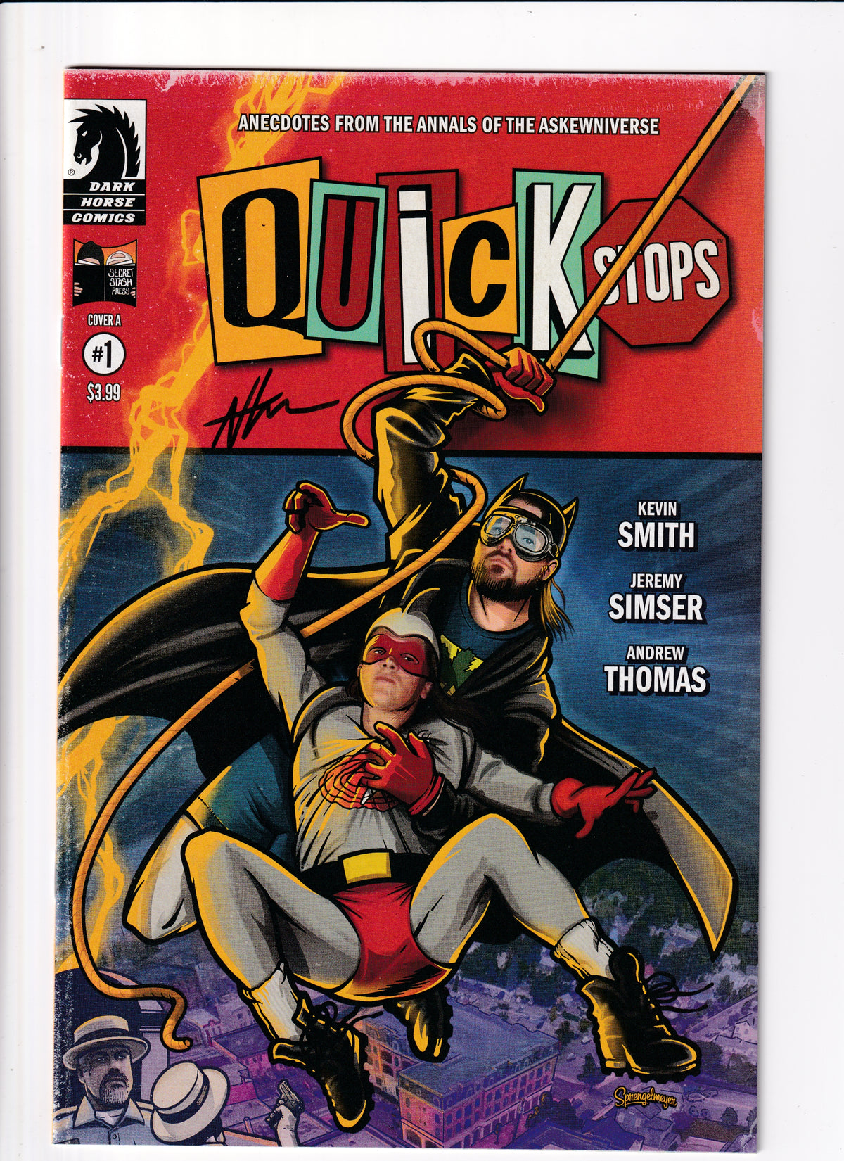 Quick Stops #1 Signed Andrew Thomas NM (9.6) (2022)