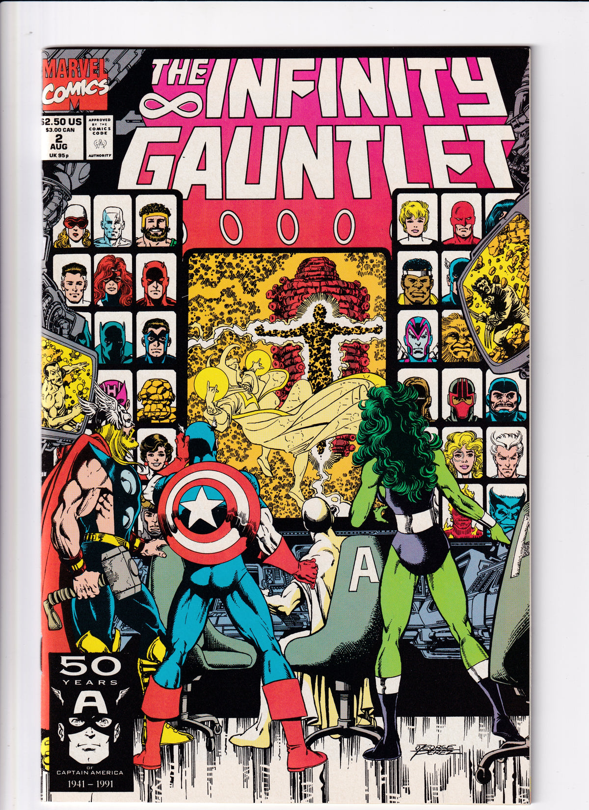 Infinity Gauntlet #2 NM (9.4) (1991)