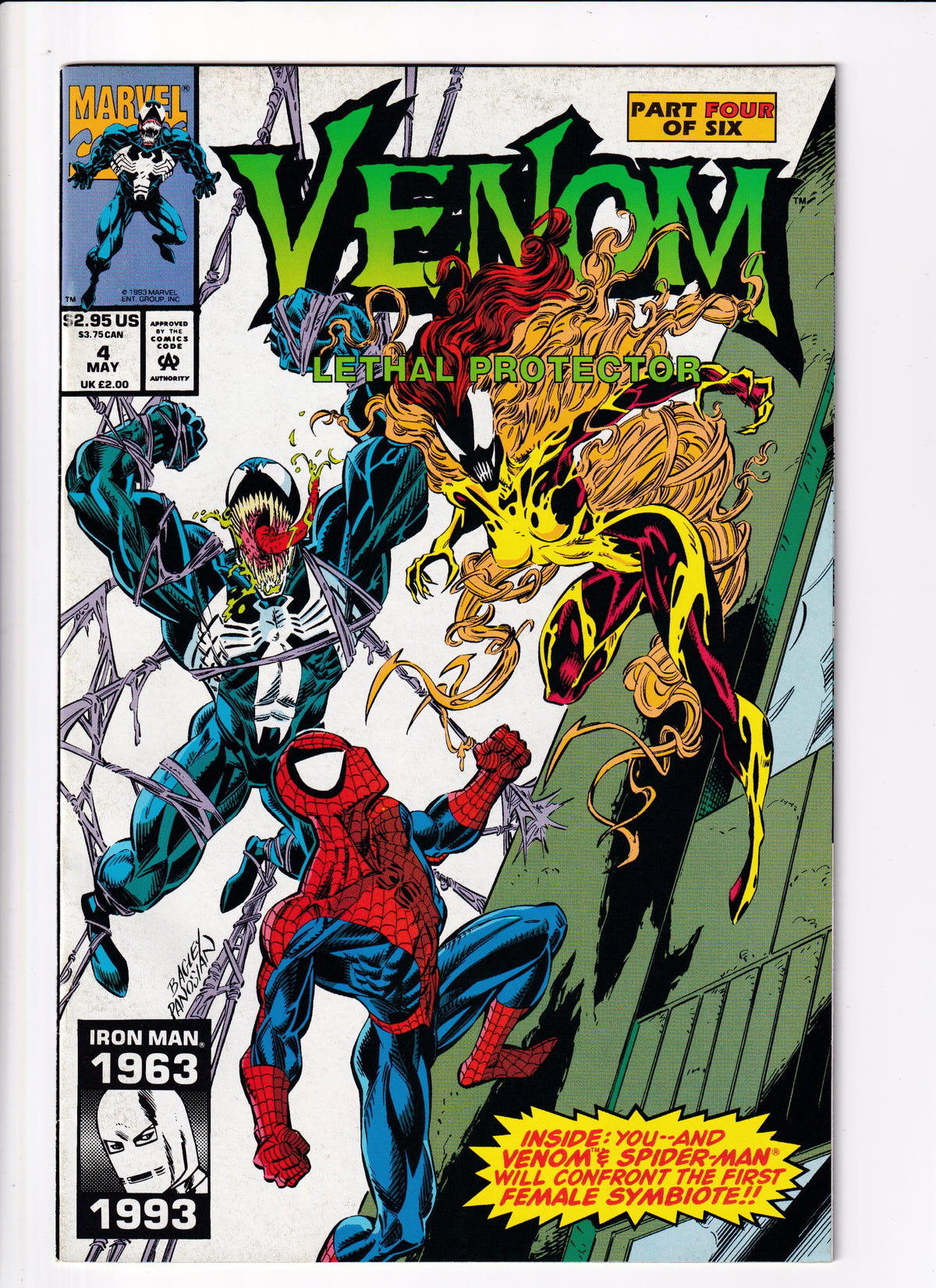 Venom Lethal Protector #4 VF (8.5) (1993)