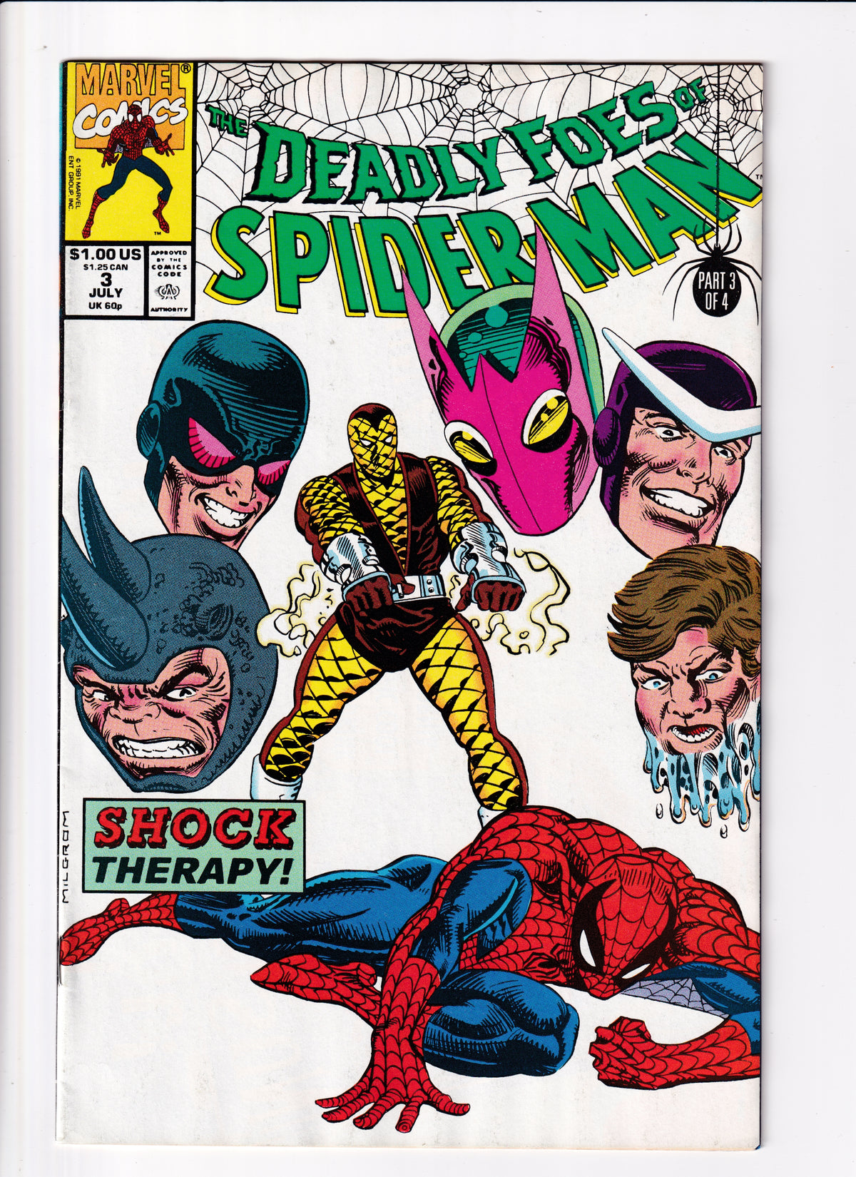 Deadly Foes of Dpider-Man #3 VF (7.5) (1991)