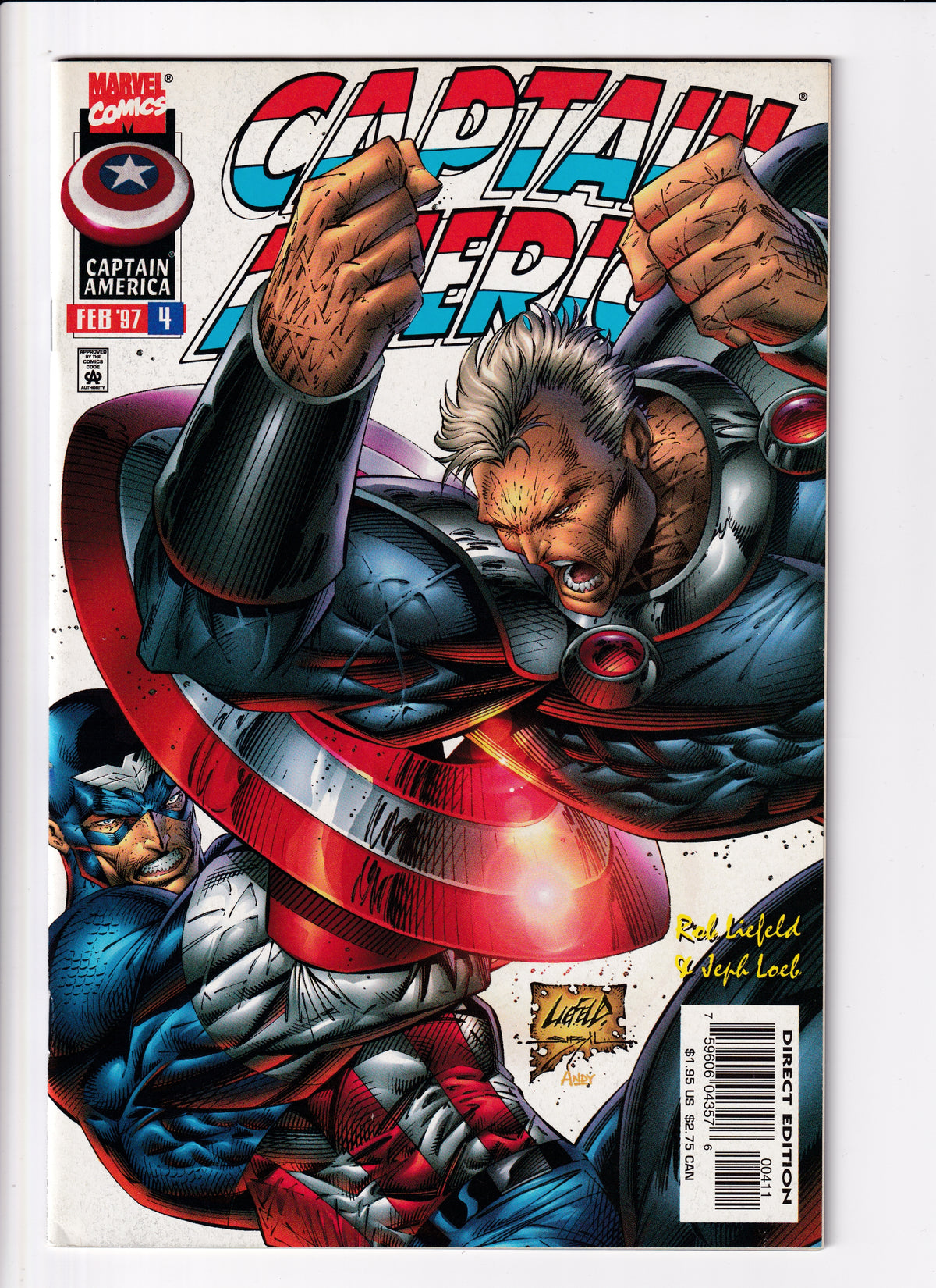 Captain America #4 NM (9.4) (1997)