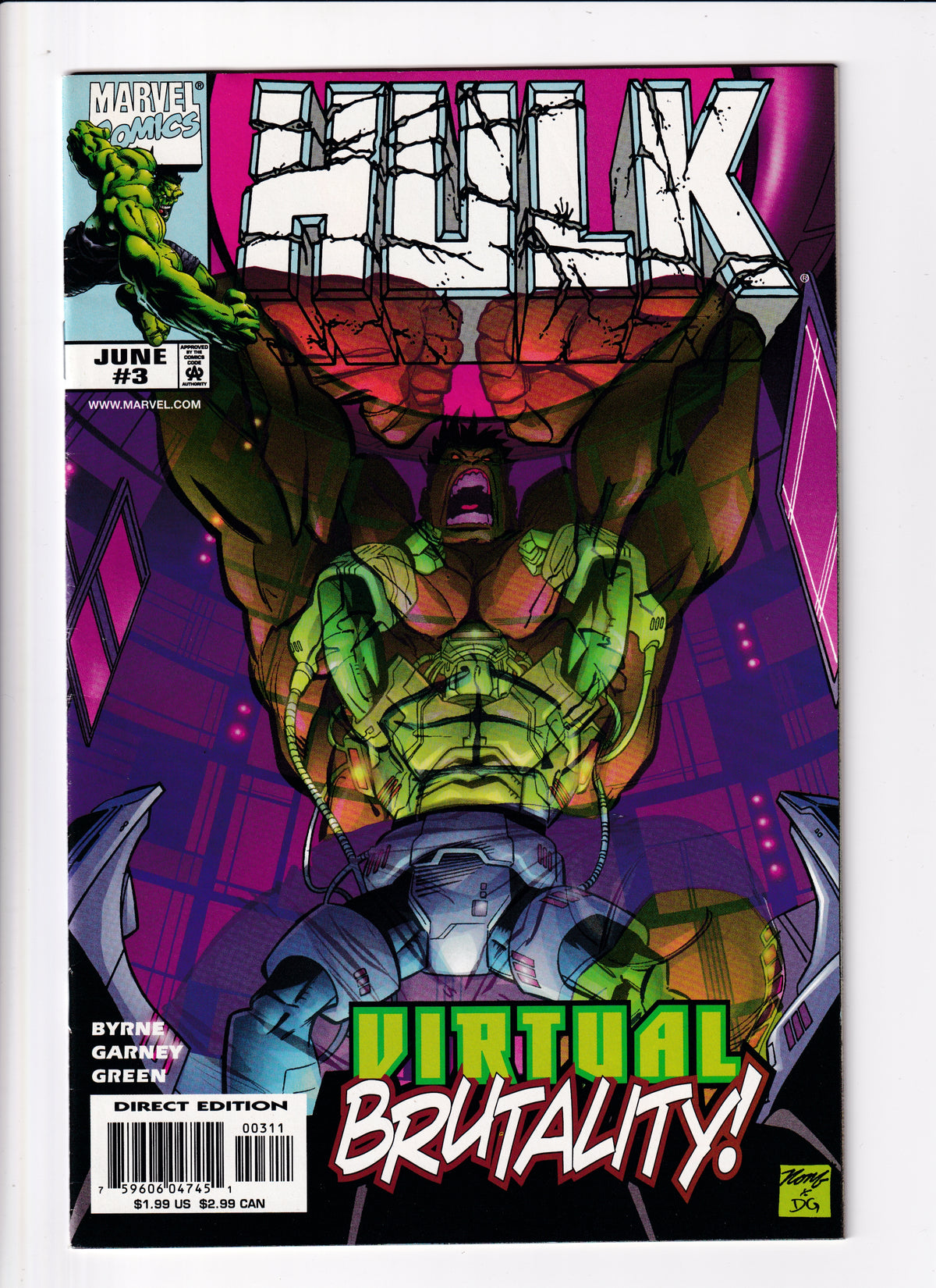 Incredible Hulk #3 VF (8.5) (1999)