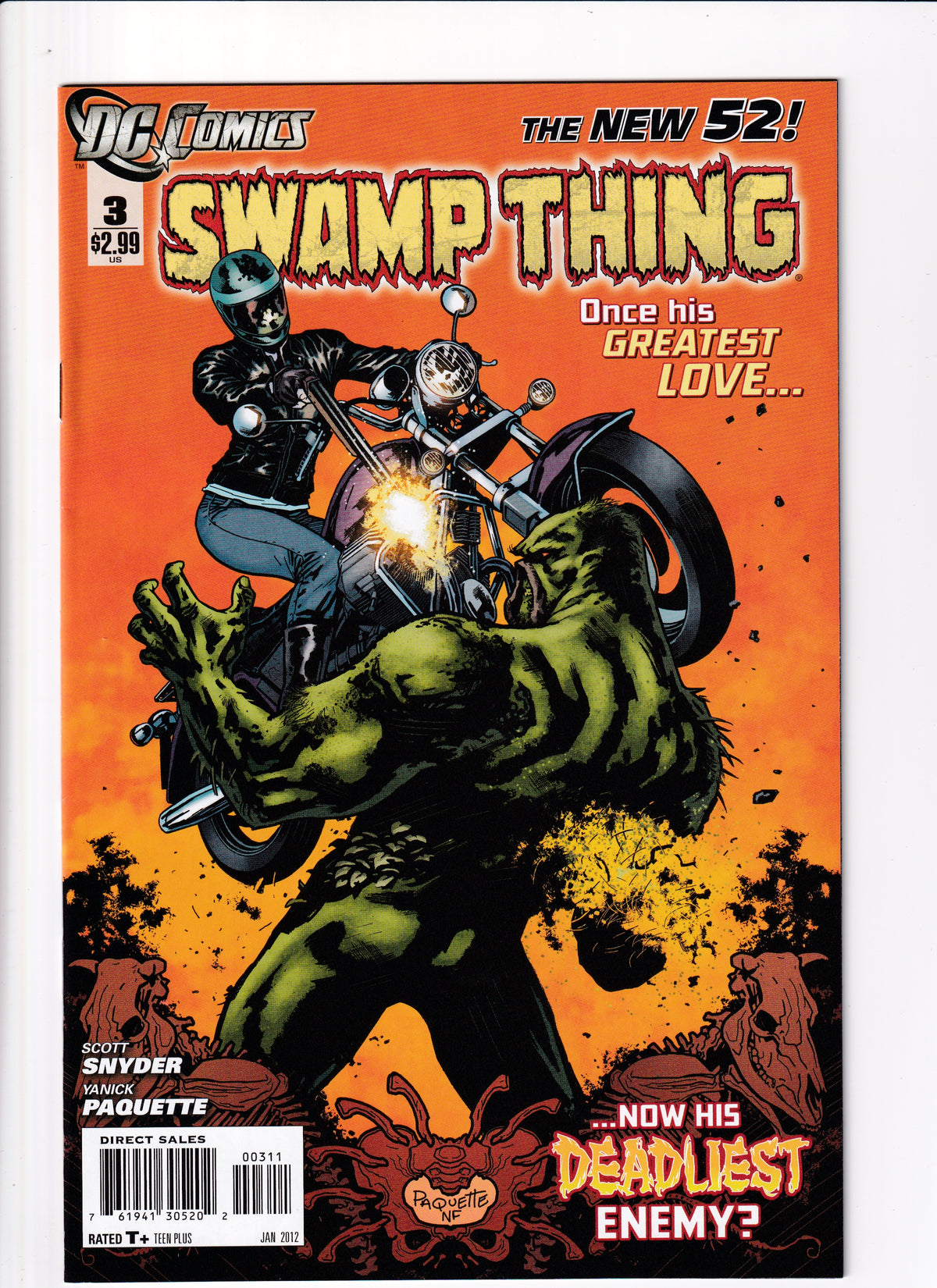 Swamp Thing #3 NM (9.4) (2012)