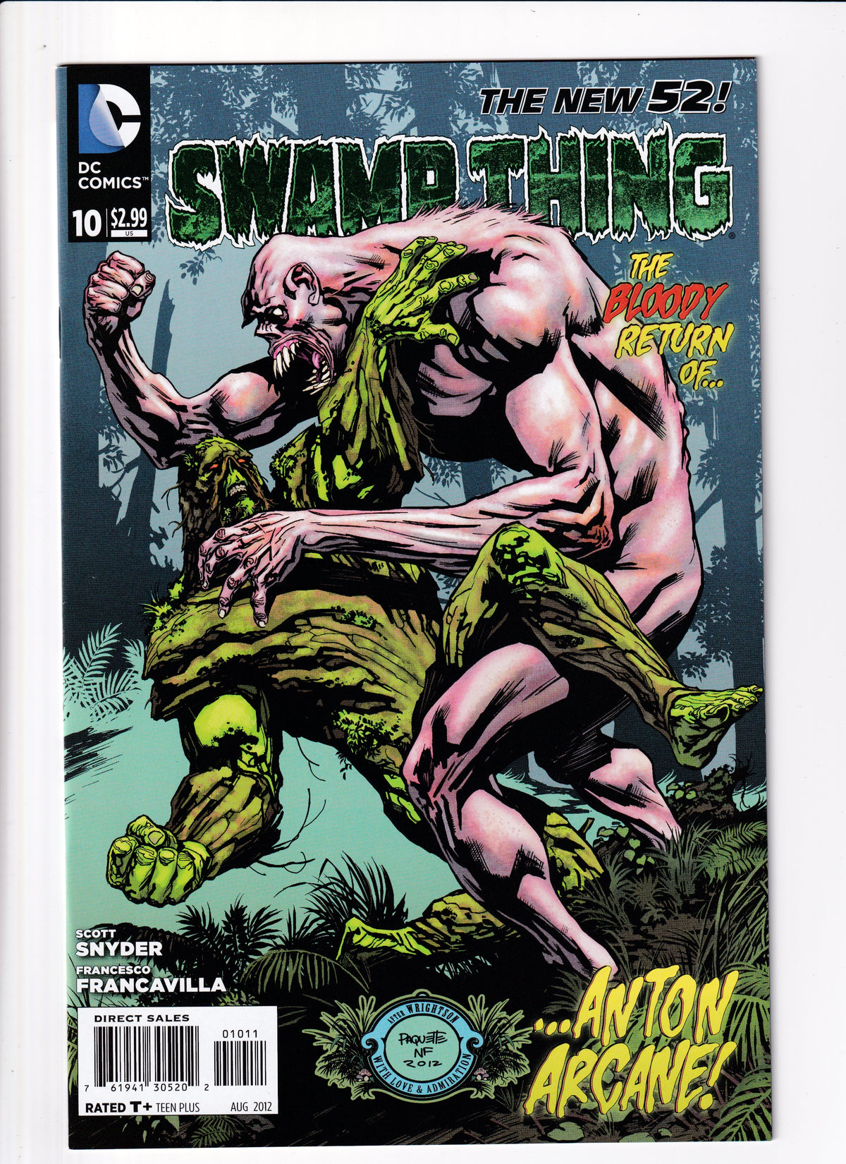 Swamp Thing #10 NM (9.0) (2012)