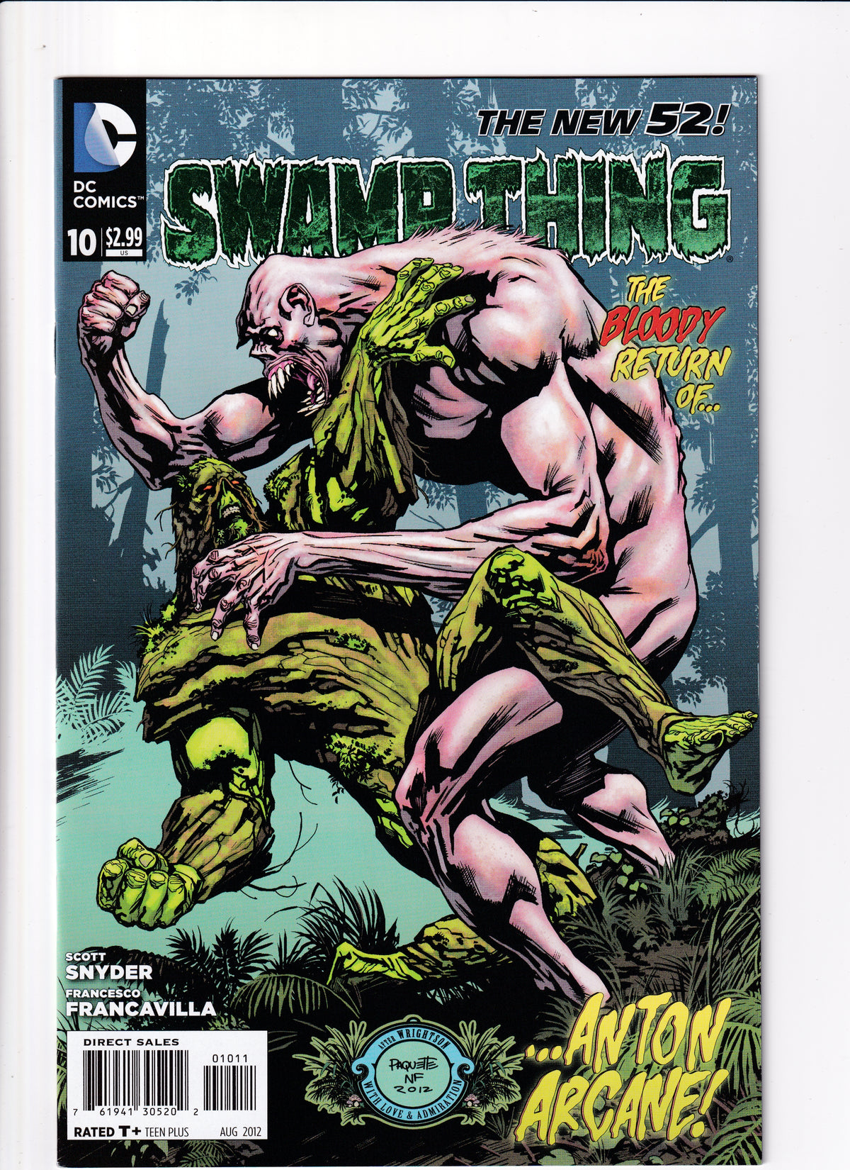 Swamp Thing #10 NM (9.2) (2012)