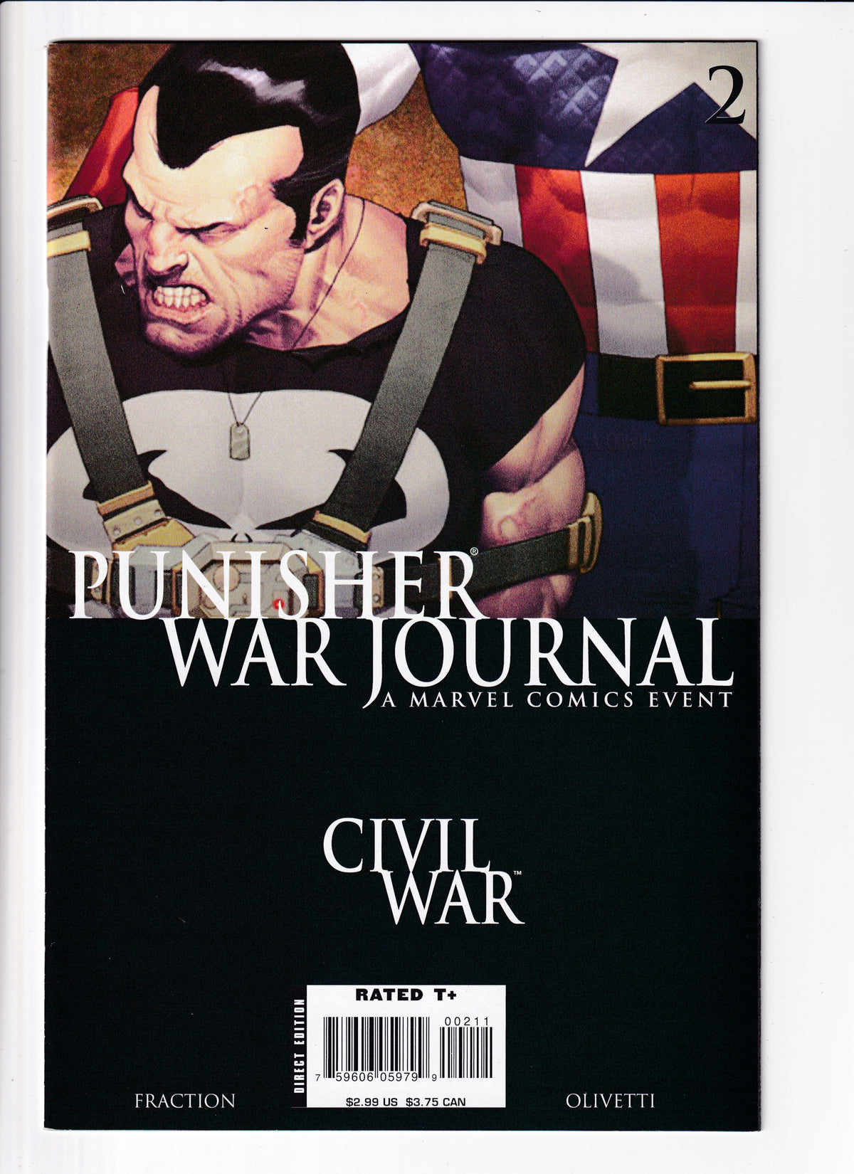 Punisher War Journal #2 NM (9.2) (2007)