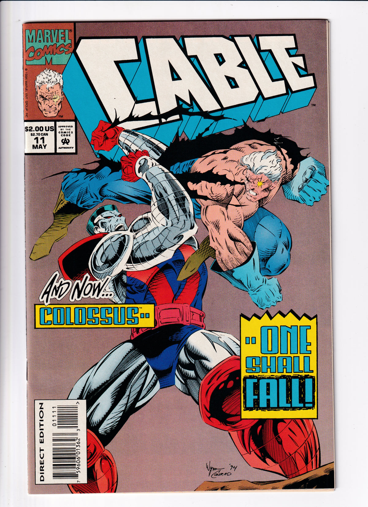 Cable #11 Card Insert NM (9.2) (1994)