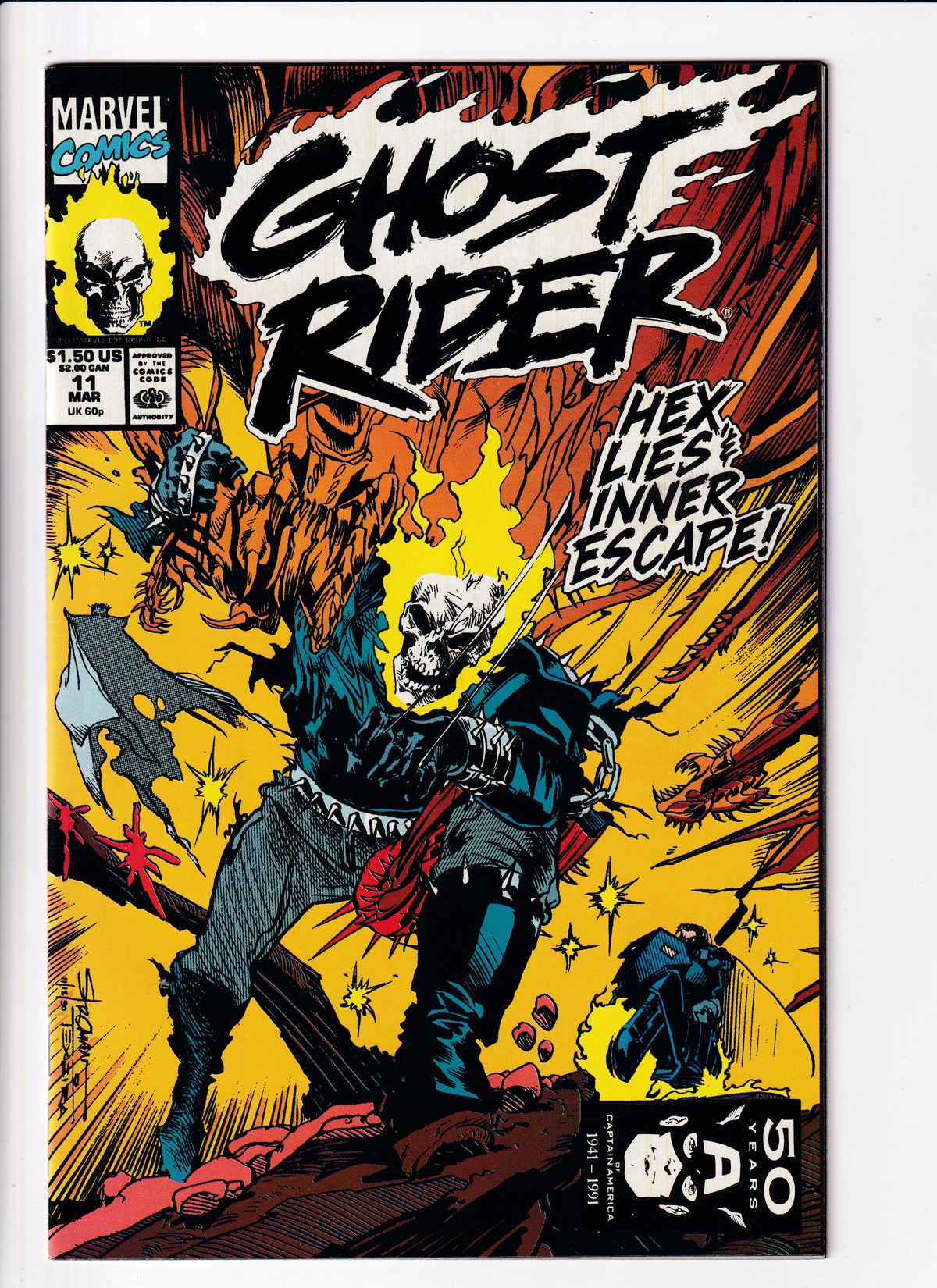 Ghost Rider #11 NM (9.0) (1991)