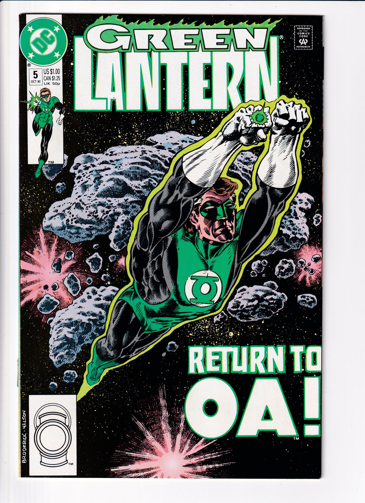 Green Lantern #5 NM (9.2) (1990)