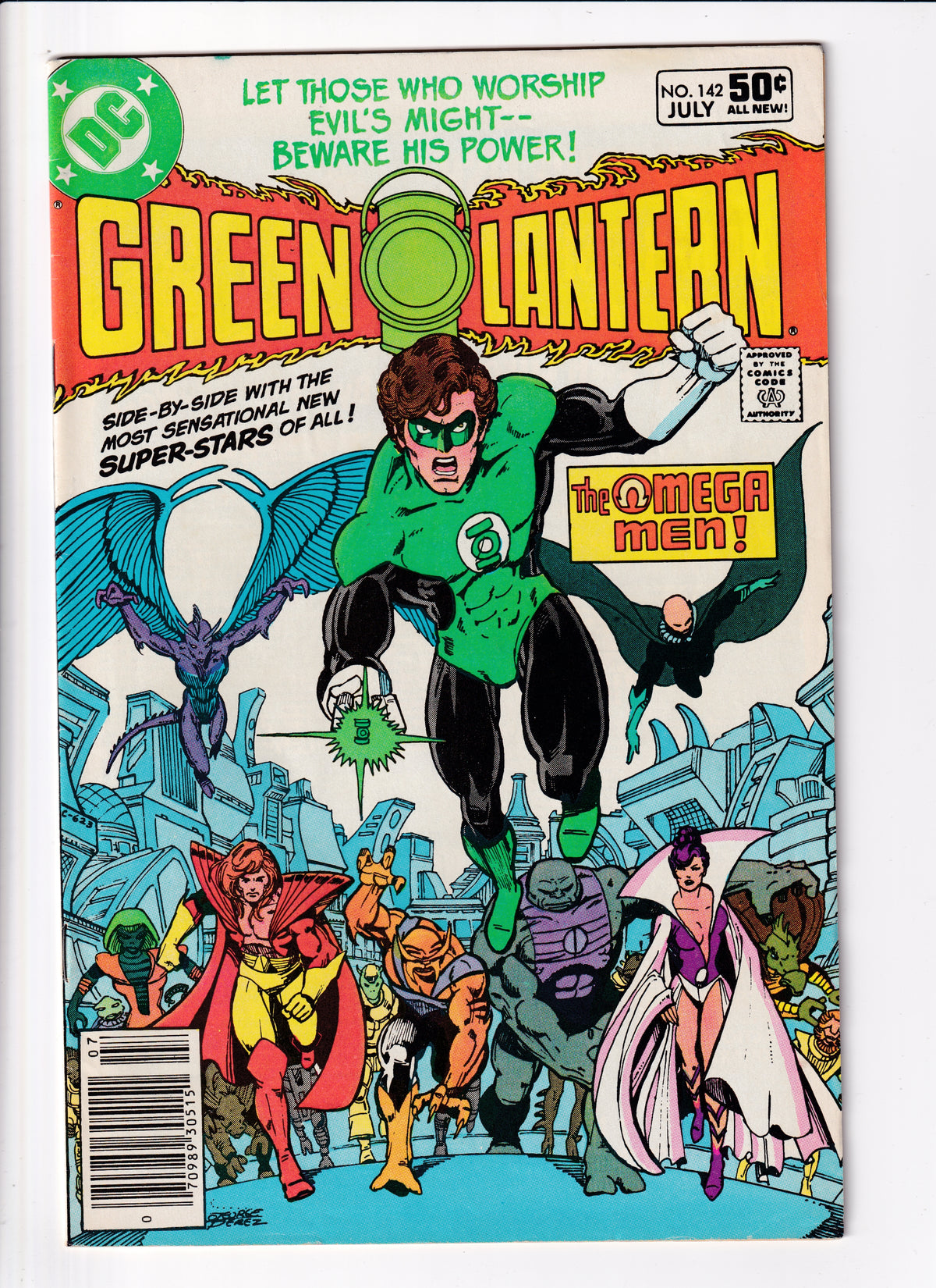 Green Lantern #142 Newsstand VF (7.5) (1981)