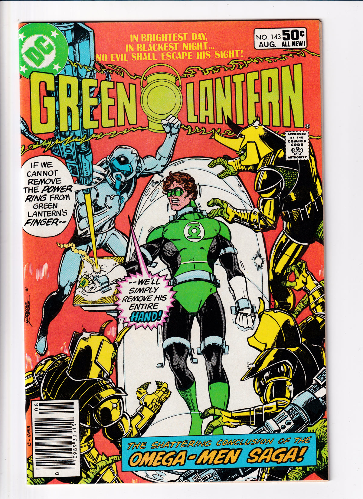 Green Lantern #143 Newsstand VF (8.0) (1981)