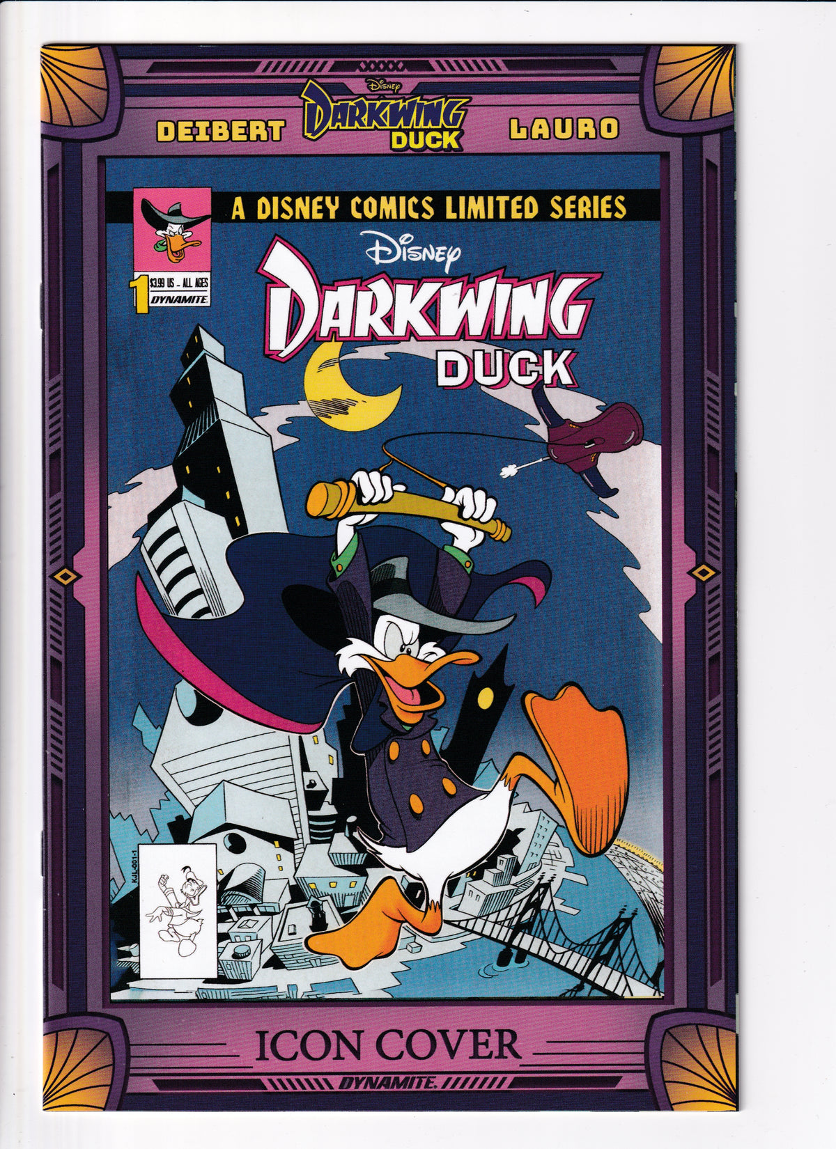 Darkwing Duck #1 1:10 Virgin Icon Var NM (9.4) (2023)