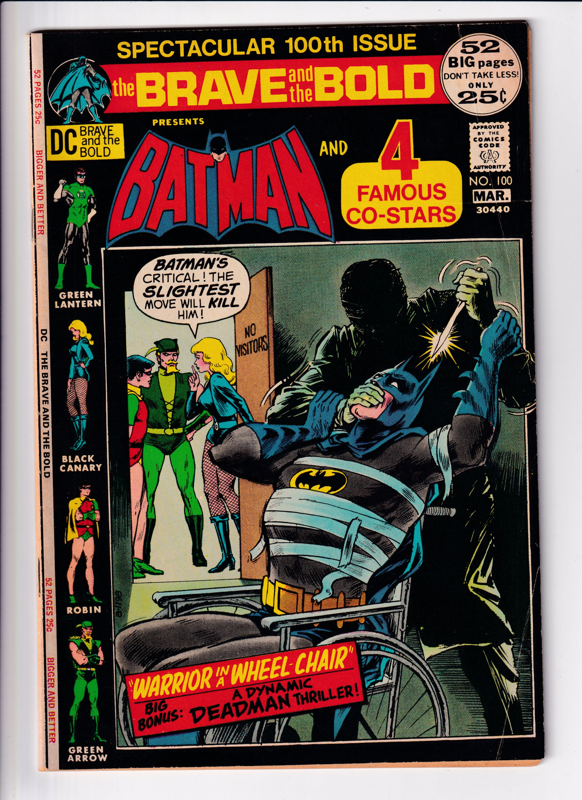 Brave and The Bold #100 FN (6.0) (1972)