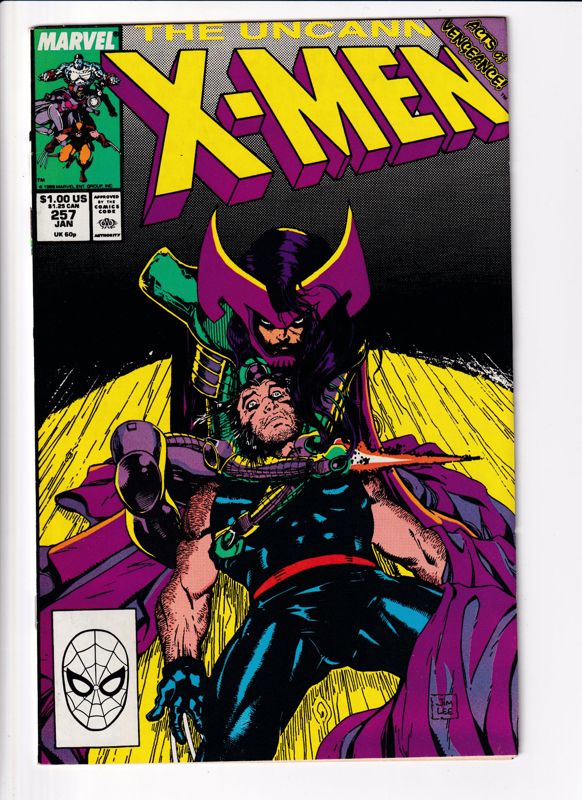 X-Men #257 NM (9.0) (1990)