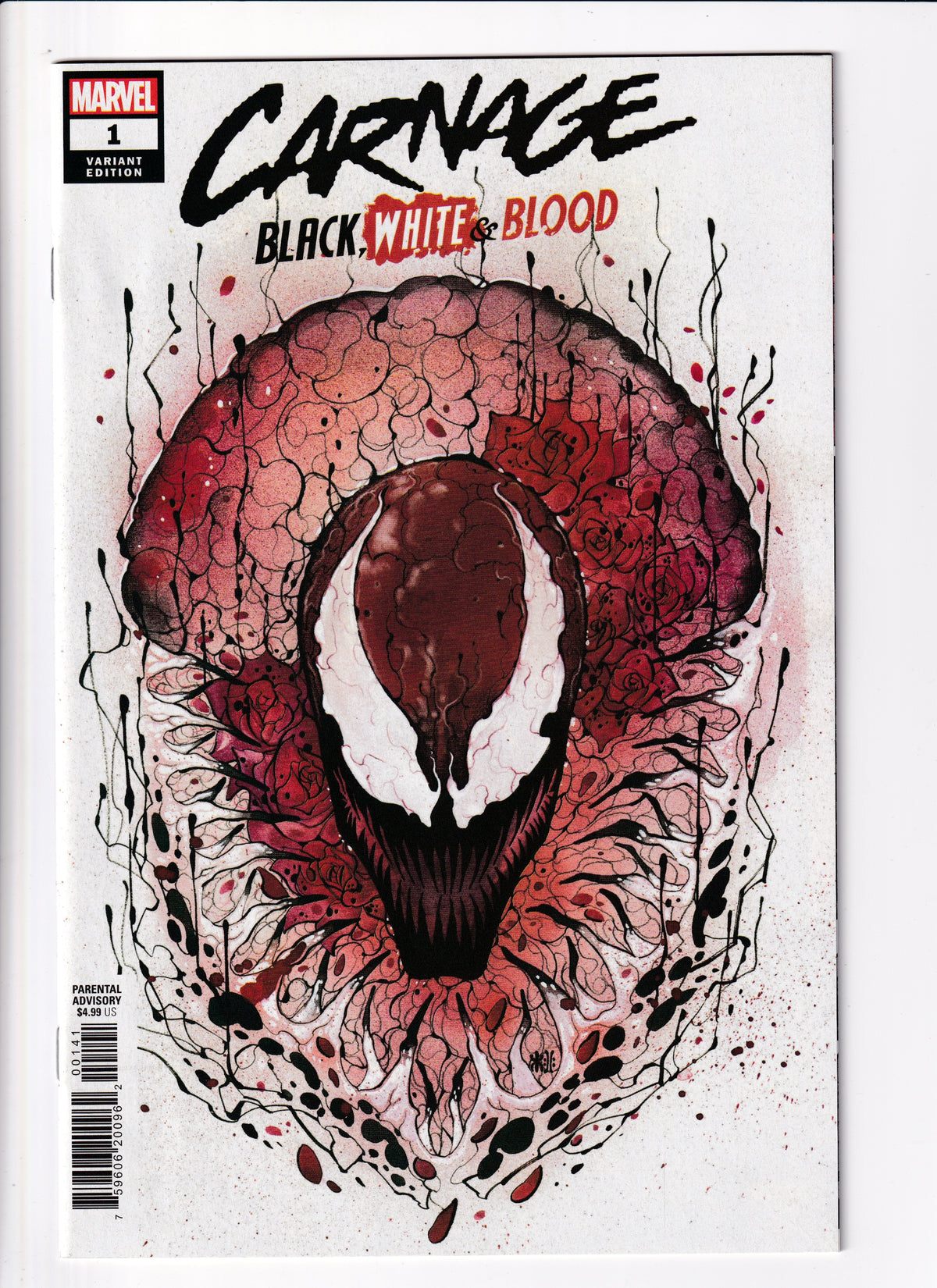Carnage Black, White and Blood #1 Gleason Var NM (9.6) (2021)