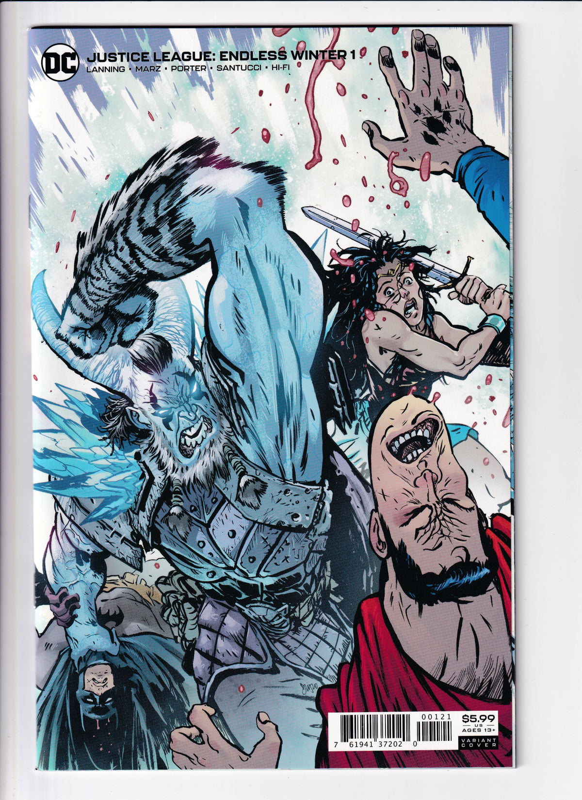Justice League: Endless Winter #1 Variant NM (9.6) (2020)