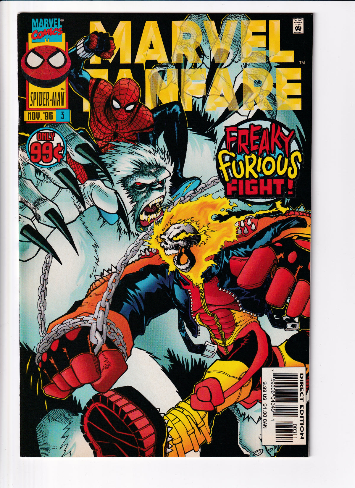 Marvel Fanfare #3 VF (8.5) (1996)