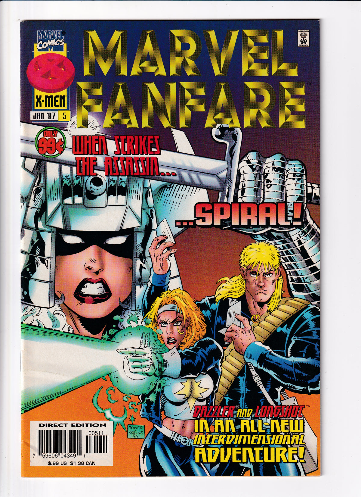 Marvel Fanfare #5 VF (7.5) (1997)