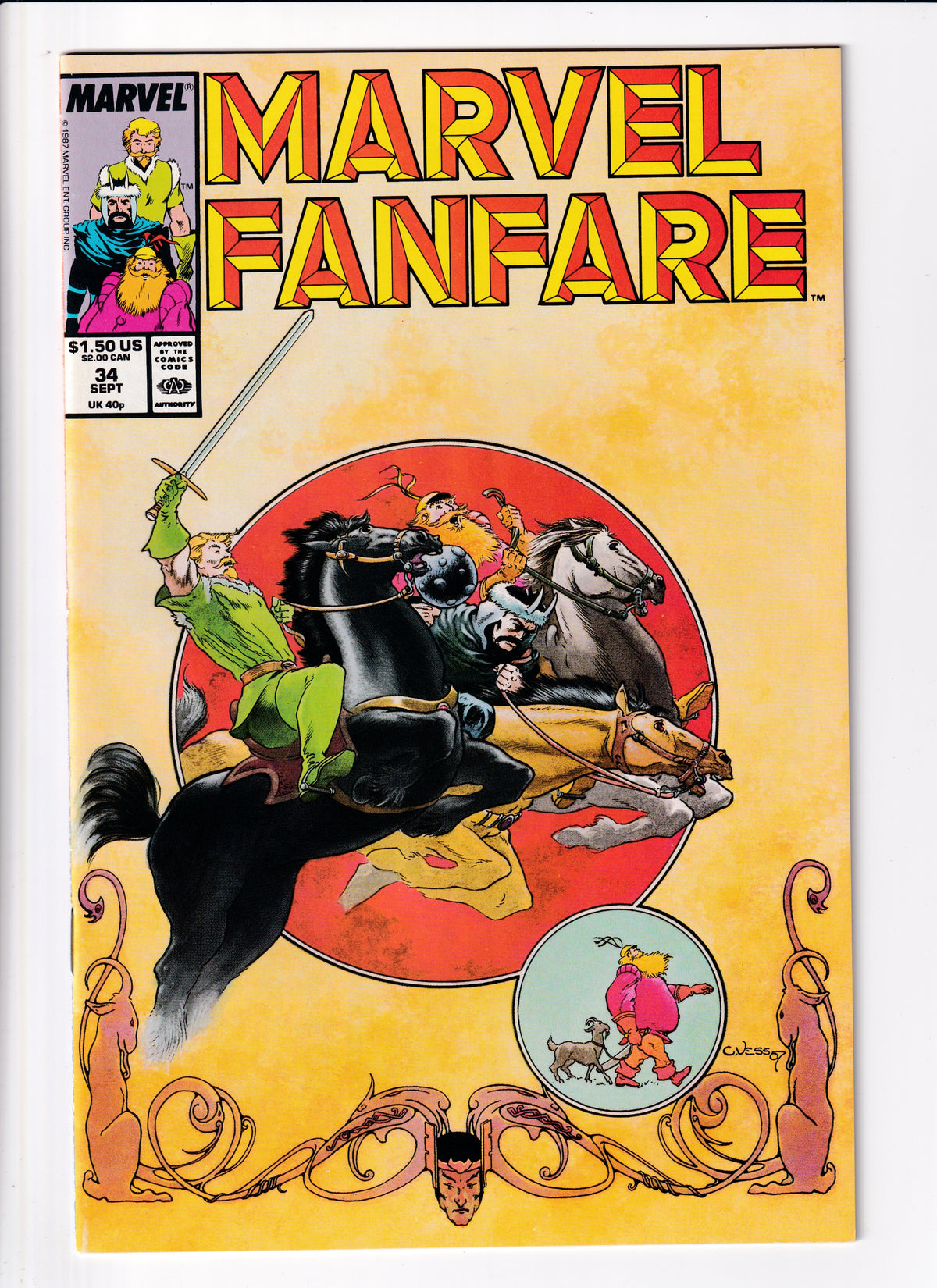 Marvel Fanfare #34 NM (9.2) (1987)