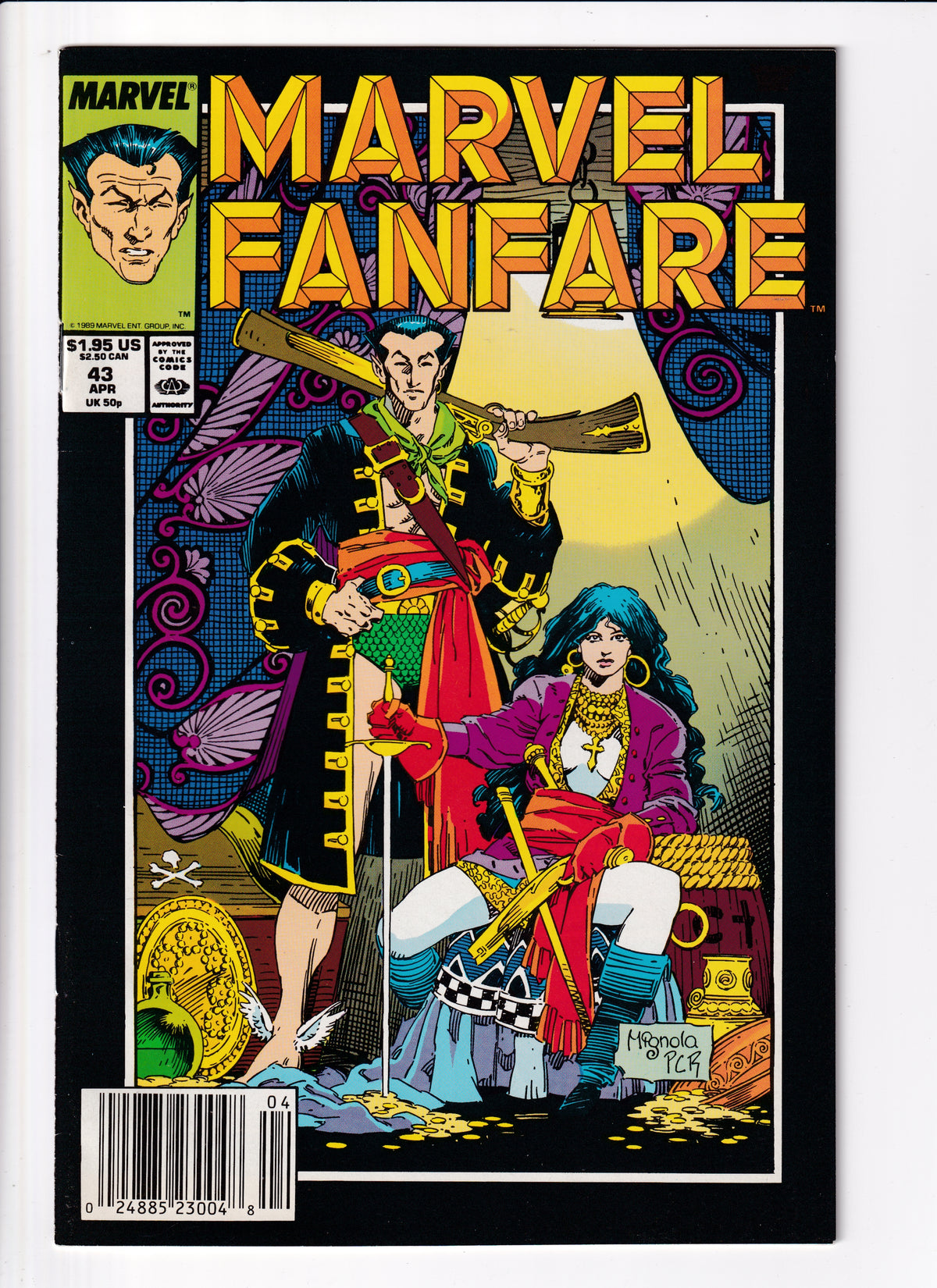 Marvel Fanfare #43 Newsstand VF (8.0) (1988)