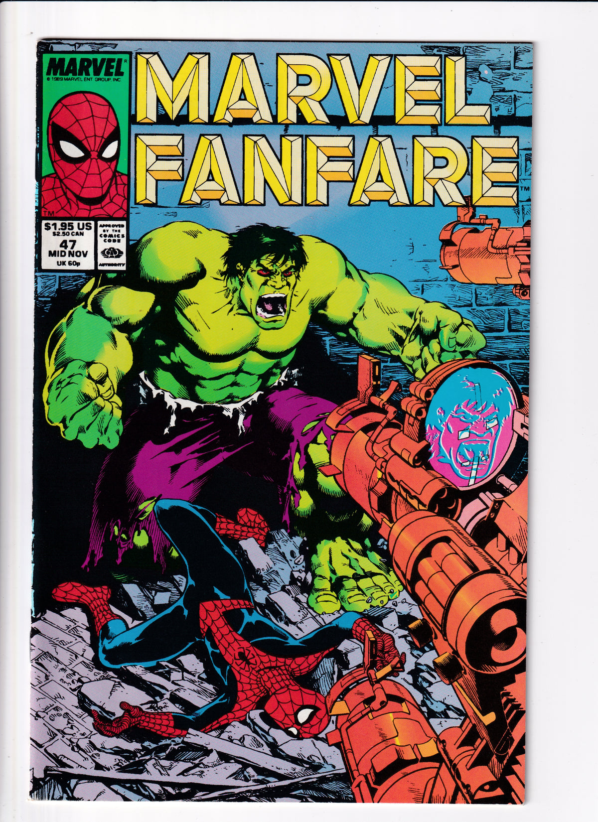 Marvel Fanfare #47 Newsstand NM (9.2) (1989)