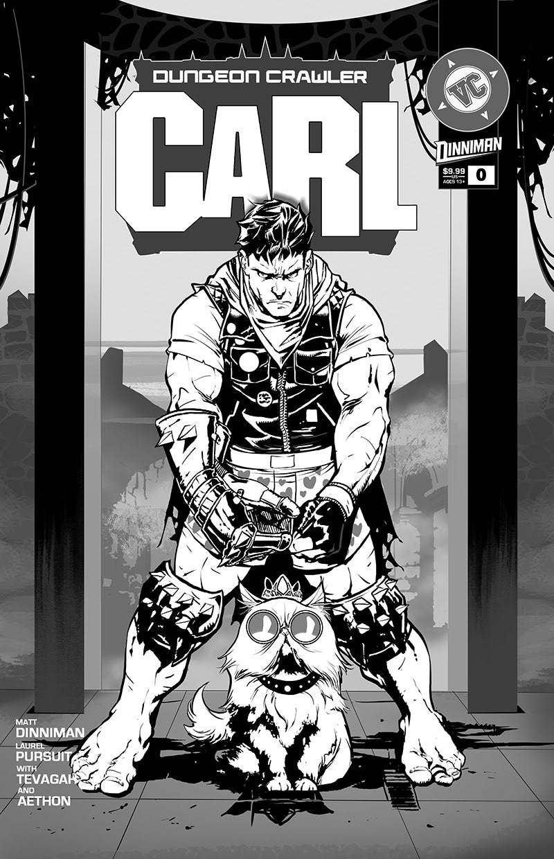 DUNGEON CRAWLER CARL SPECIAL EDITION #0 CVR B ABSOLUTE BATMAN B&W PRESALE